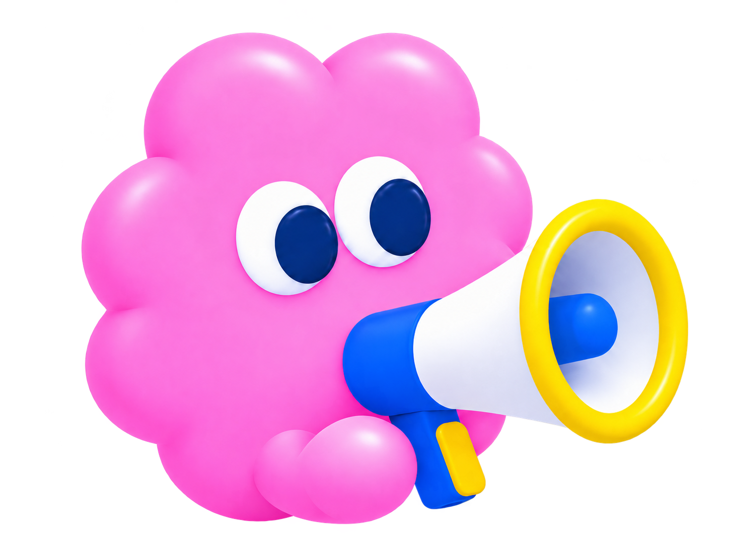 unmapped character holding a megaphone